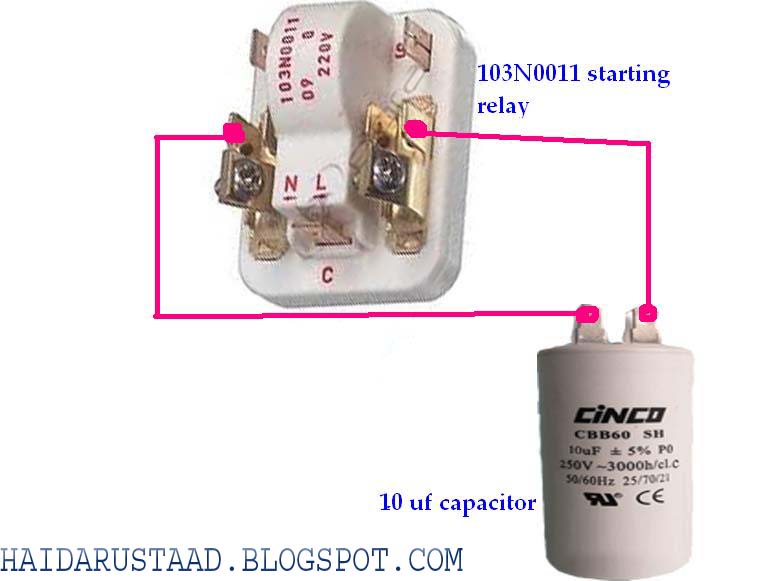 How to Wire a Run Capacitor to a Motor Blower & Condenser HVAC Wiring
